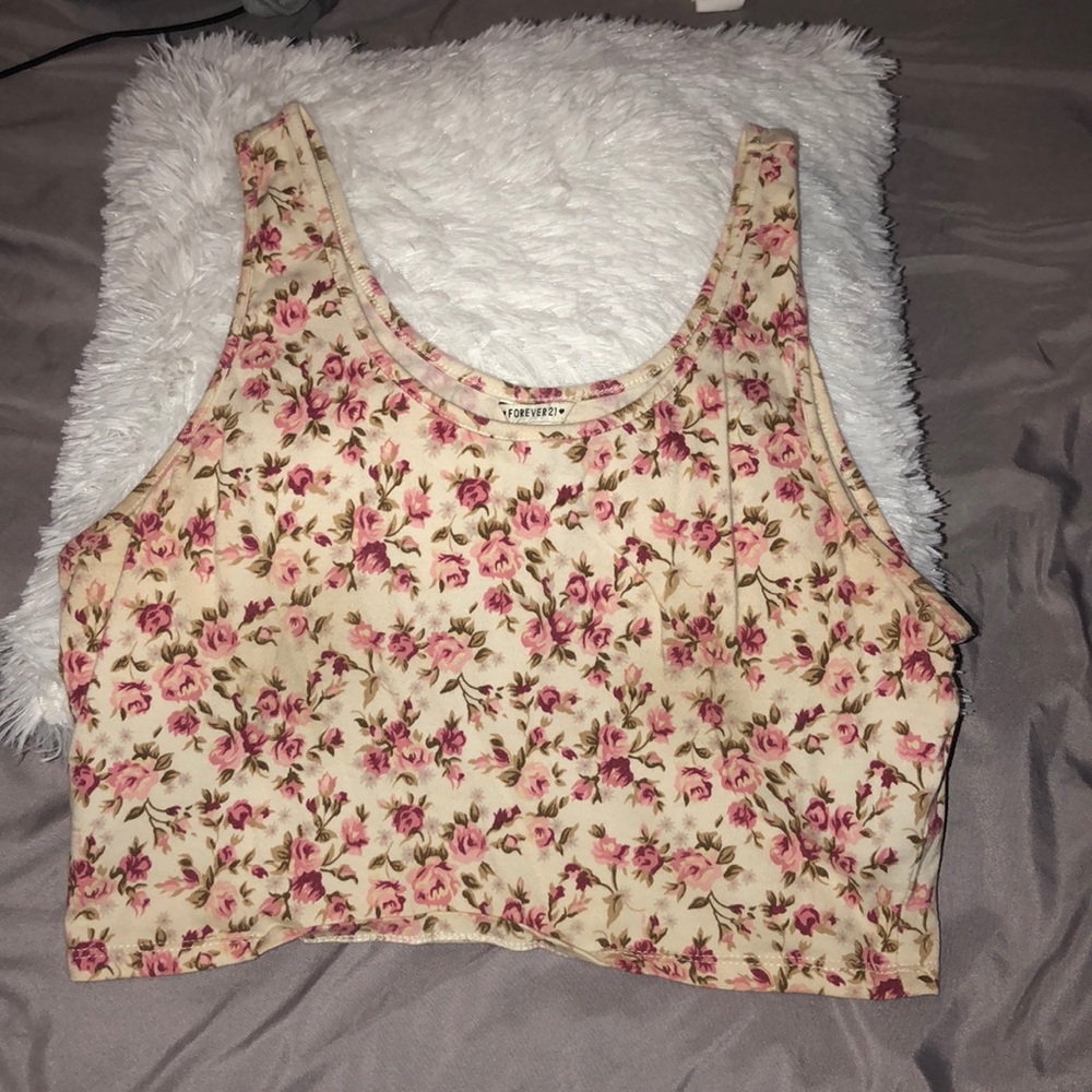 Floral Cropped Top